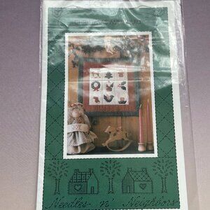 Christmas Mini Quilt Sewing Pattern Diagram Applique